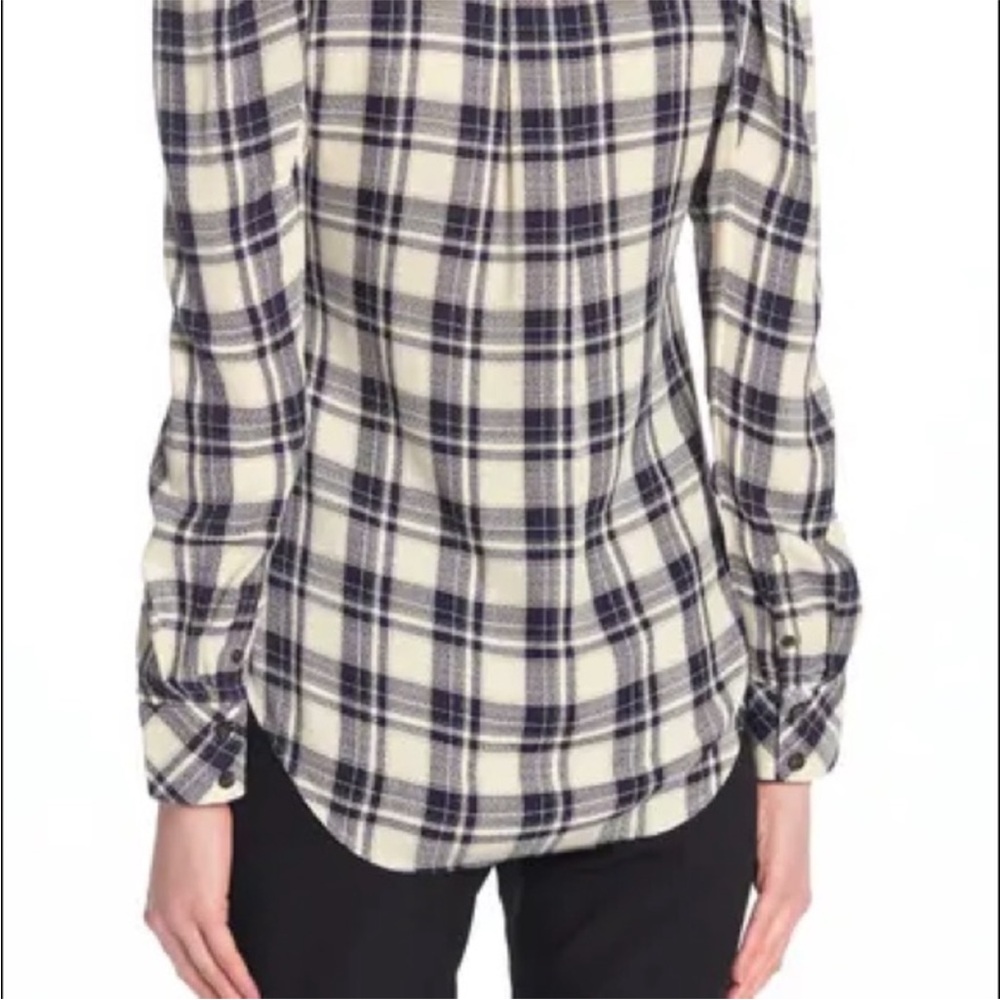 VERONICA BEARD | Candice Plaid Long Sleeve Shirt - Picture 5 of 11